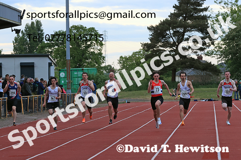 The 200 metres, 2025 NEGP No 2, Monkton Stadium, Wednesday, May 28th. Photo: David T. Hewitson/Sports for All Pics